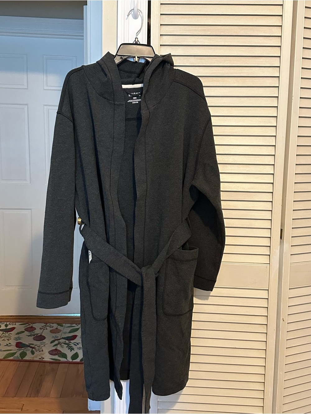 RHONE Hooded Belted Wrap Robe Men’s Size S/M